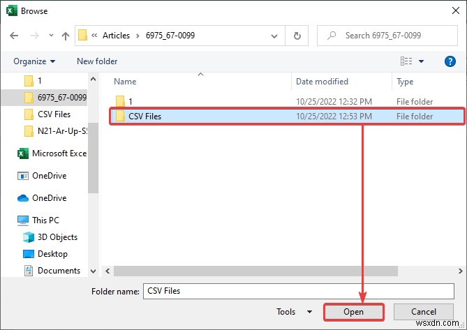 CSV 파일을 Excel에서 여러 시트로 병합(간단한 단계 사용)