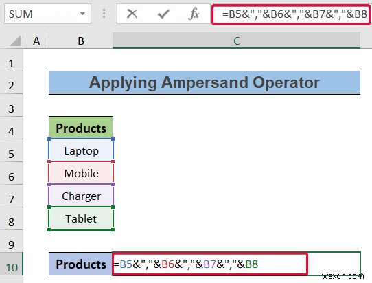 Excel에서 구분 기호를 사용하여 열을 텍스트로 변환하는 방법