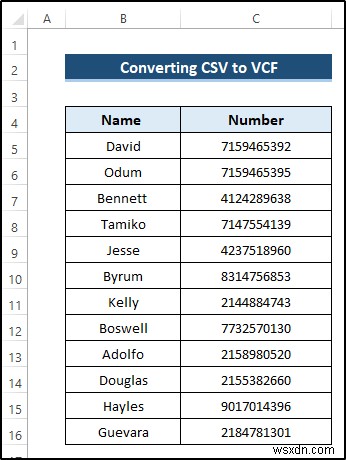 Excel을 사용하여 CSV 파일을 VCF로 변환하는 방법(간단한 단계 포함)