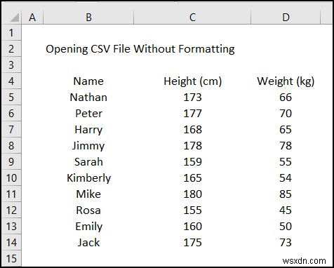 포맷 없이 Excel에서 CSV 파일 열기(2가지 쉬운 방법)