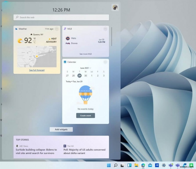 실습 동영상:Windows 11 Dev Channel Build 22000.51의 업데이트된 사용자 인터페이스