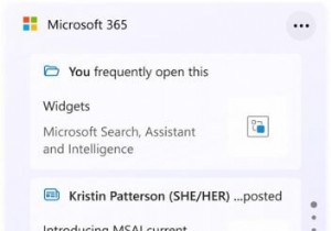 Windows 11 미리 보기 빌드 22000.168 출시… 새로운 Microsoft 365 위젯과 스토어 개선 포함