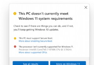 Microsoft는 Windows 11 최소 사양을 업데이트하고 지원되지 않는 PC에서도 업그레이드가 가능함을 확인했습니다.