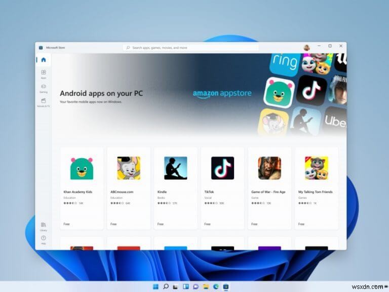 Amazon App Store를 통해 Windows 11에서 Android 앱을 실행하는 방법(실습 동영상)