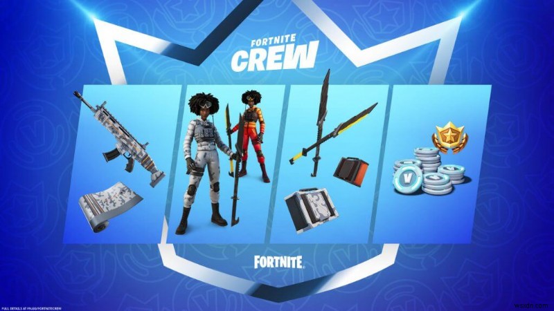 2022년 1월에 악당에 초점을 맞춘 Fortnite 비디오 게임