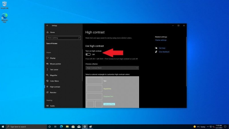 Windows 10 및 Windows 11에서 사용자 정의 고대비 테마를 활성화, 비활성화 및 생성하는 방법