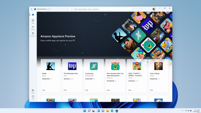 Android 앱 및 작업 표시줄 개선 사항이 다음 달에 Windows 11에 제공됩니다