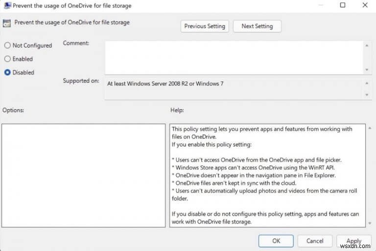 Windows 10 또는 Windows 11의 파일 탐색기에서 OneDrive를 제거하는 방법