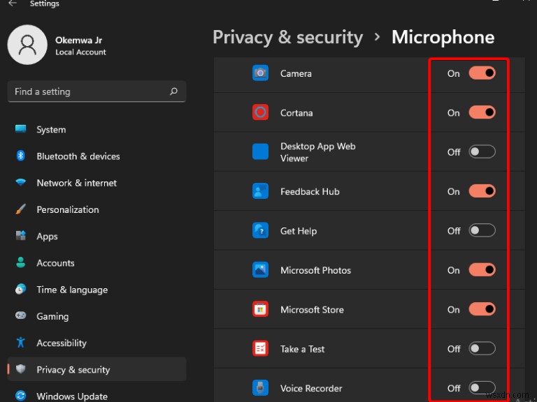 Windows 11에서 마이크, 위치 또는 카메라를 사용하는 앱을 확인하는 방법