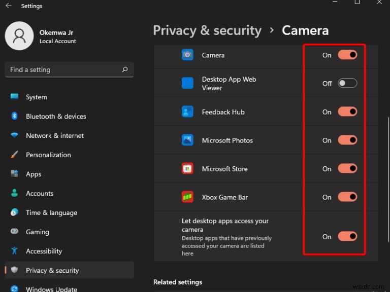 Windows 11에서 마이크, 위치 또는 카메라를 사용하는 앱을 확인하는 방법