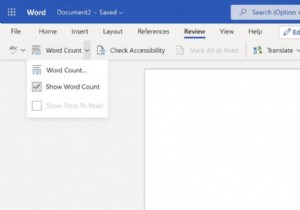 Microsoft Word에서 단어 수를 확인하는 방법