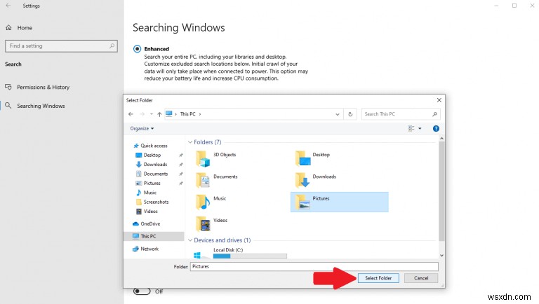 Windows 10 및 Windows 11의 검색에서 폴더와 파일을 숨기는 방법