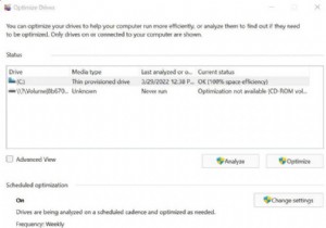 Windows 10 또는 Windows 11 조각 모음 방법