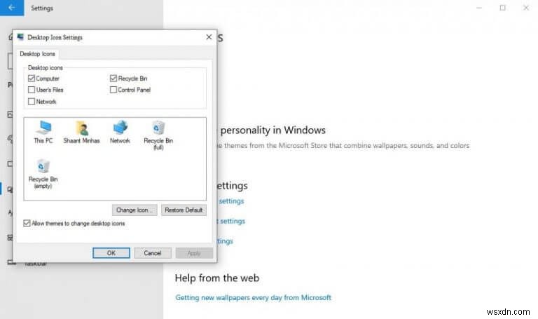 Windows 10 또는 Windows 11에서 아이콘을 사용자 정의하는 방법