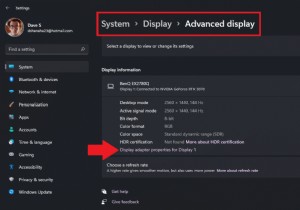 PC에서 사용할 수 있는 Windows 11 VRAM의 양을 정확히 확인하는 방법