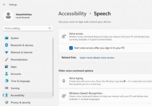 Windows 11에서 음성 액세스(Voice Access) 활성화하는 방법