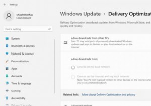 Windows 11에서 배달 최적화를 해제하는 방법