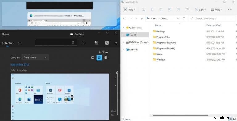 Windows 10 또는 Windows 11에서 화면을 분할하는 방법