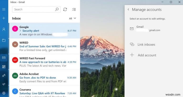 Windows Mail 설정 방법