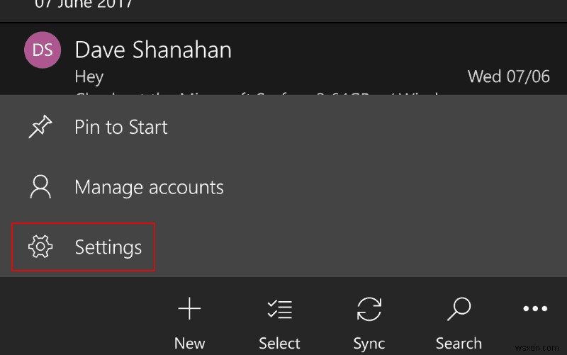 Windows 10 Mail에서 연결된 계정을 설정하는 방법