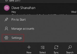 Windows 10 Mail에서 연결된 계정을 설정하는 방법