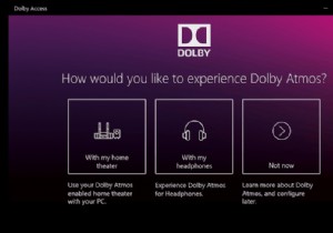 Windows 10에서 돌비 애트모스(Dolby Atmos) 공간 사운드 시작하는 방법