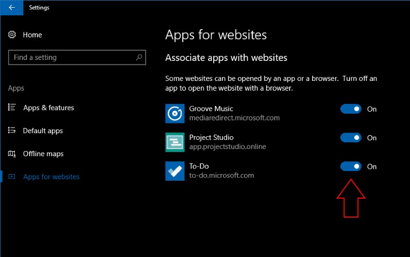 Windows 10의 웹 사이트용 앱이란 무엇입니까? 
