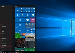Windows 10 시작 메뉴에서 폴더 바로 가기를 사용자 지정하는 방법