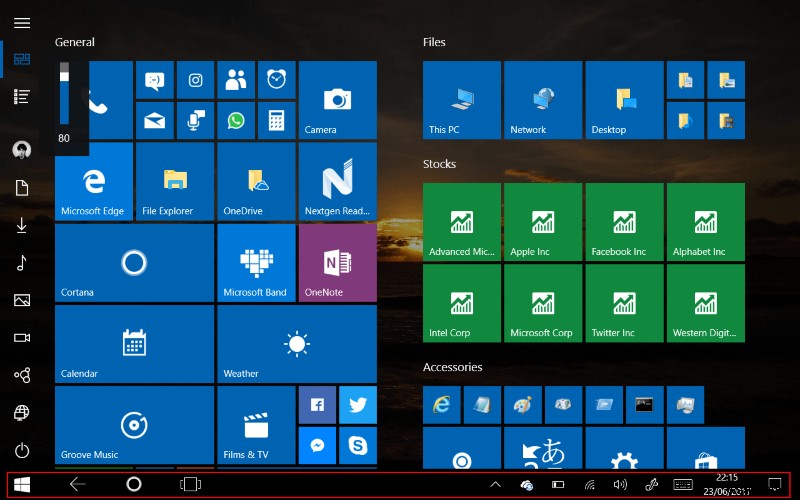 Windows 10 컨버터블에서 태블릿 모드 환경을 사용자 지정하는 방법