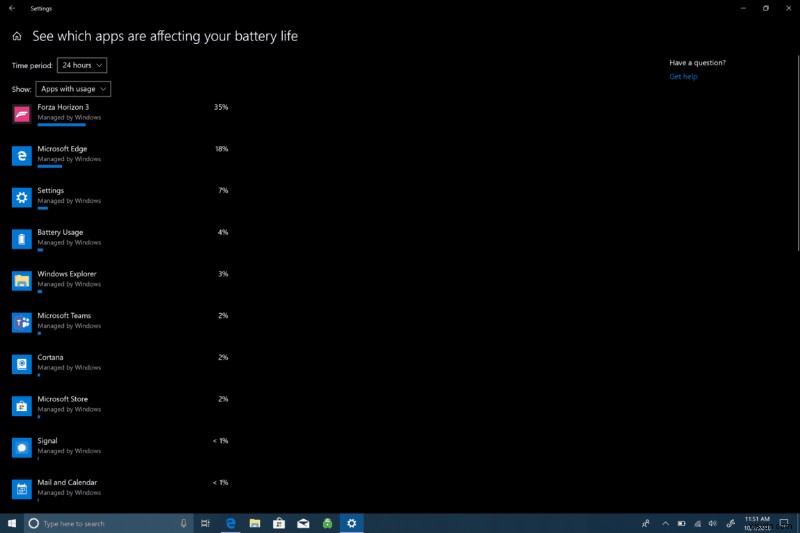 Windows 10에서 배터리 보고서를 생성하는 방법