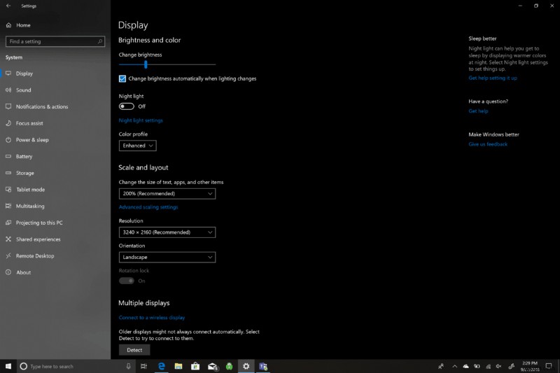 Windows 10에서 화면 밝기를 높이는 방법