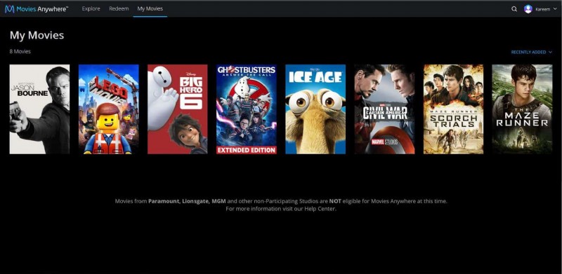 Microsoft Movies &TV 계정을 Movies Anywhere에 연결하는 방법은 다음과 같습니다.