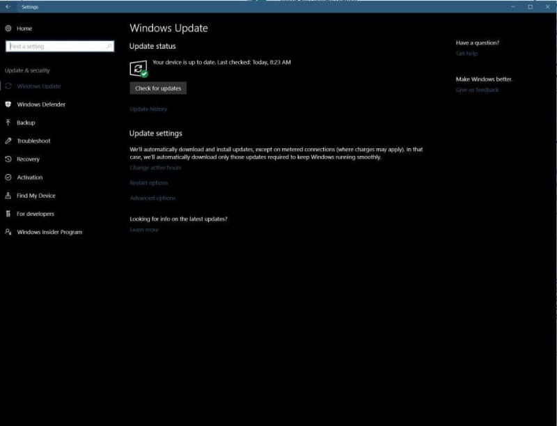 Windows 10 Fall Creators Update를 받는 방법(아직 없는 경우)