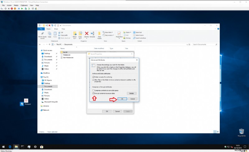Windows 10에서 폴더 또는 파일을 암호로 보호하는 방법