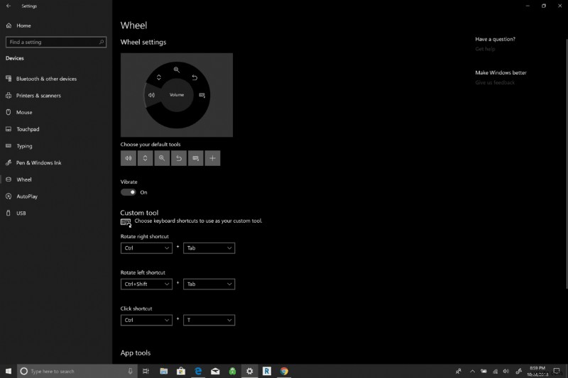 Windows 10 PC용 Surface Dial을 구성하는 방법