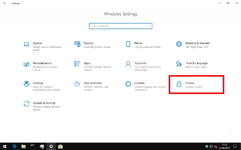 Windows 10 타임라인 기록을 제거하는 방법