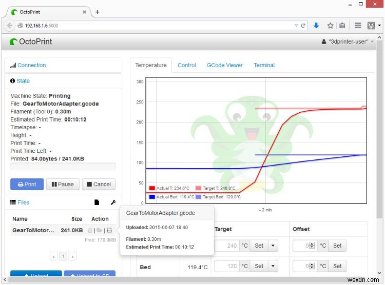 Raspberry Pi로 3D 프린터를 제어하는 ​​방법