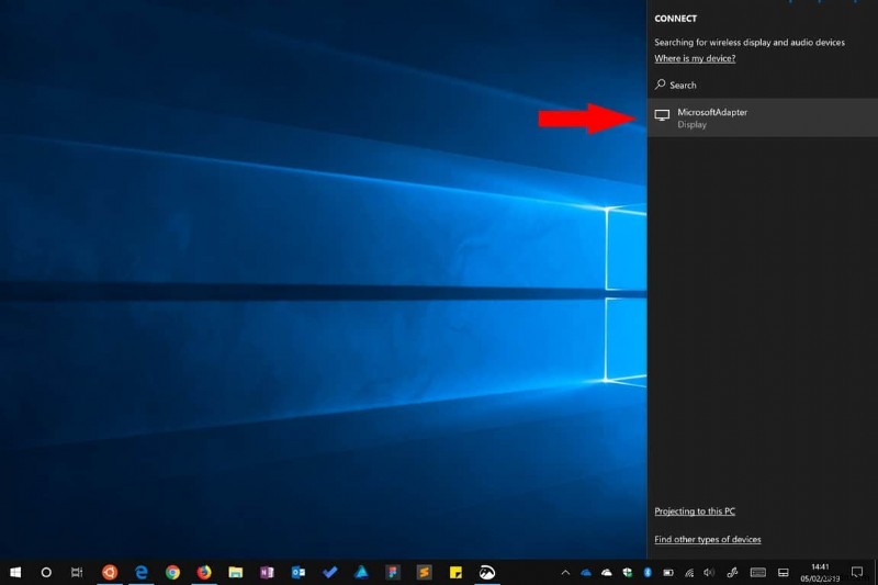 Windows 10에서 무선 디스플레이에 연결하는 방법