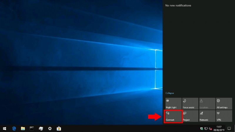 Windows 10에서 무선 디스플레이에 연결하는 방법