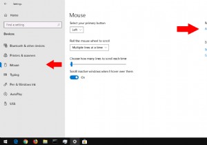 Windows 10에서 마우스 설정을 변경하는 방법