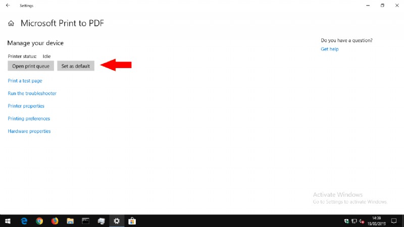 Windows 10에서 기본 프린터를 설정하는 방법
