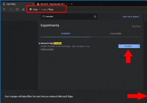Edge Dev 브라우저에서 Microsoft 번역을 활성화하는 방법