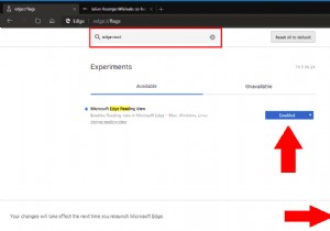 Microsoft Edge Insider에서 읽기용 보기(Reading View) 활성화하는 방법