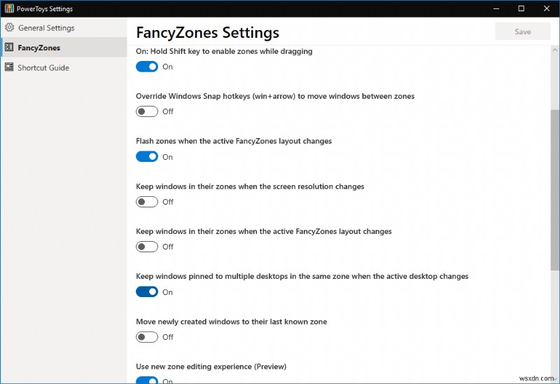 FancyZones 사용 방법, Windows 10의 새로운 타일링 창 관리자
