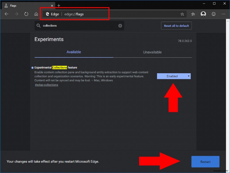 Microsoft Edge Insider에서 컬렉션을 사용하는 방법