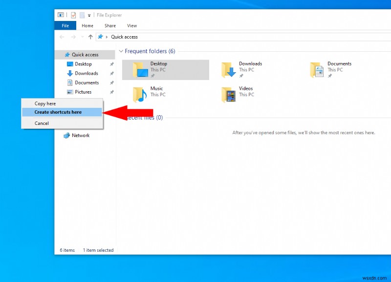 Windows 10에서 바탕 화면 바로 가기를 사용하는 방법