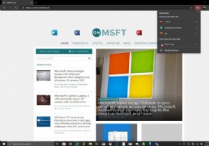 Edge Insider Dev에서 새로운 확장 메뉴를 활성화하는 방법
