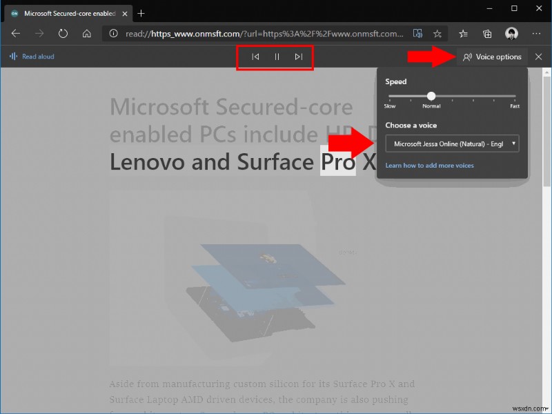 Edge Insider에서 웹페이지와 기사를 소리내어 듣는 방법