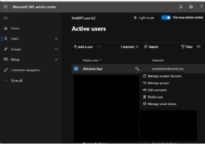 IT 관리자가 Office 365 계정 및 사용자를 삭제하는 방법은 다음과 같습니다.
