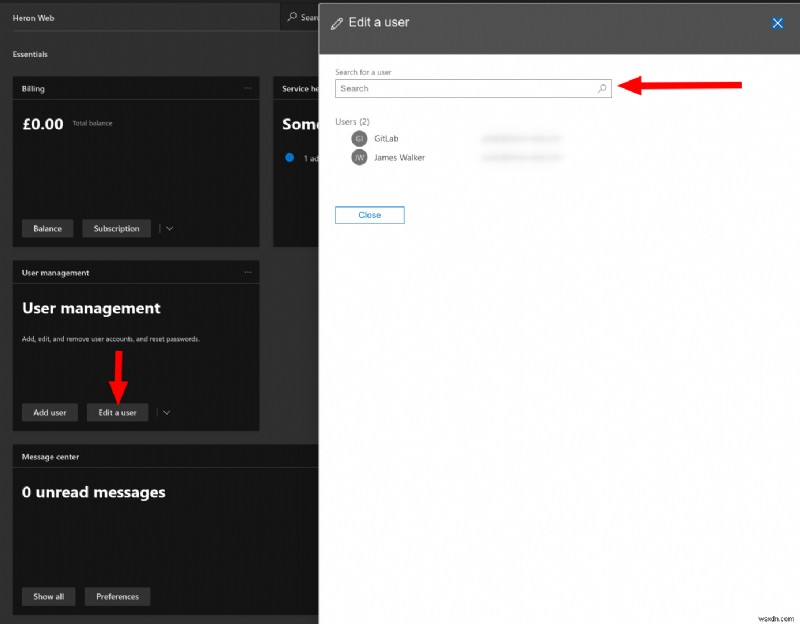 Office 365 관리 센터 홈 화면을 사용하고 사용자 지정하는 방법